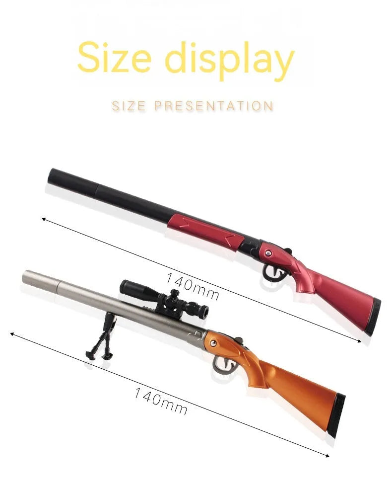 Marvel 98K Sniper Rifle plastic gel pen with 0.5mm tip in black or blue ink.