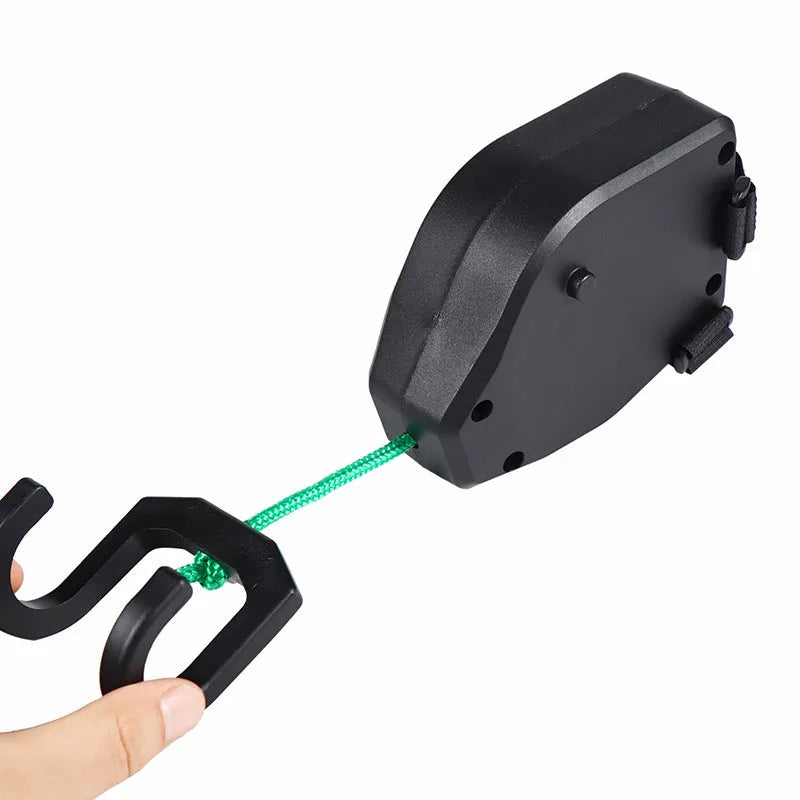 Black plastic parent-child bicycle trailer rope traction device for mountain bikes