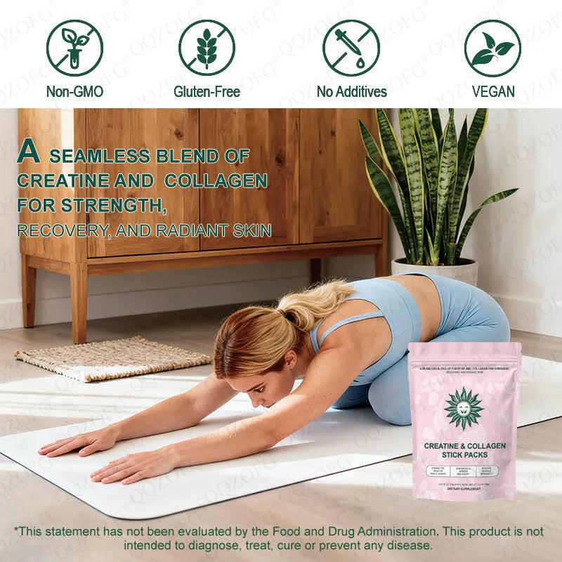 Creatine collagen stick pack 20 sticks raspberry lemon flavour natural beet juice colour sugar-free