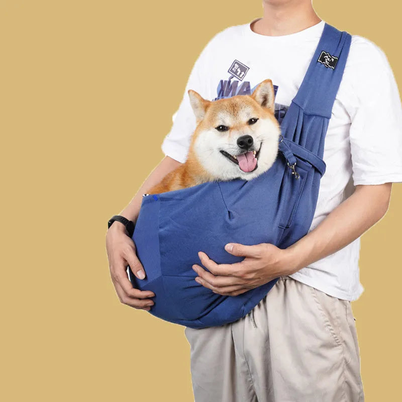 Foldable large cat messenger backpack carrier with breathable mesh panels in various colours
