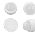 White wireless infrared body sensor with ZigBee 3.0 connectivity for home security systems