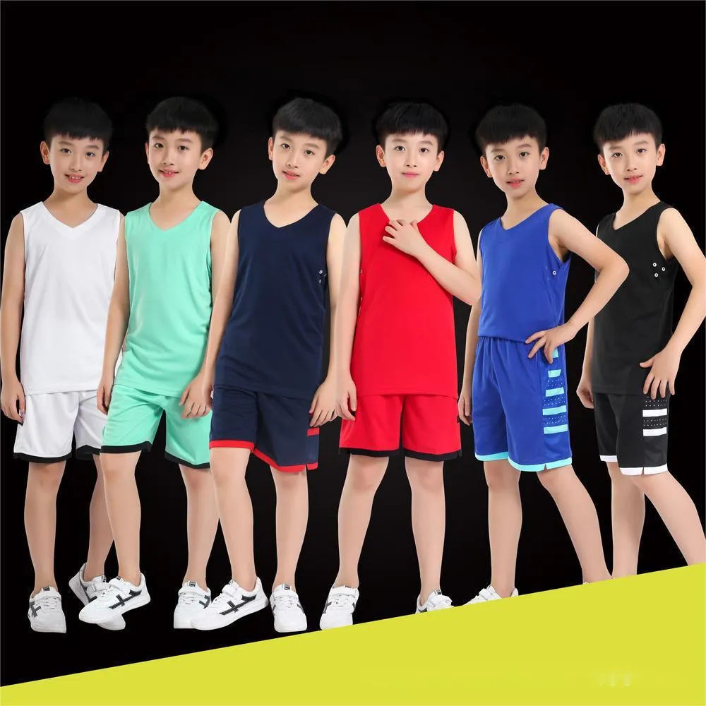 White and black unisex student sports training vest for campus basketball and running