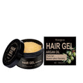 Jar of Moroccan Nut Oil Setting Gel for hair, 100ml capacity
