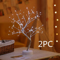 LED Christmas tree light with 108 warm white LEDs, touch control base, and plastic construction