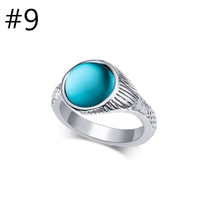 Imitation pearl mermaid ring in classic style, available in sizes No 7, No 8, No 9
