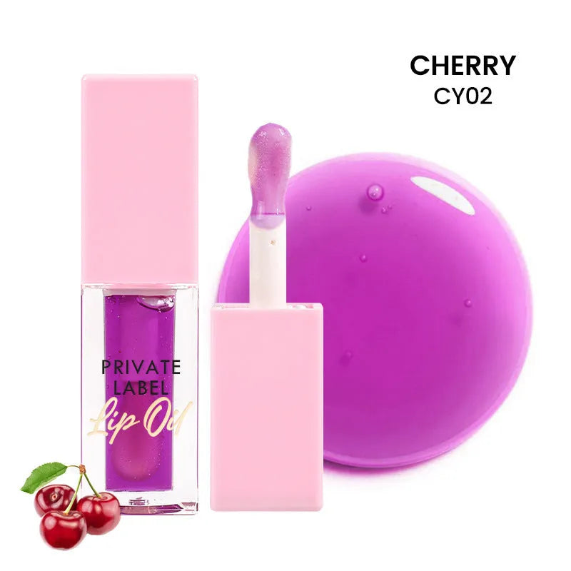 Women's transparent lip gloss tube with six sheer colour options in 6ML size