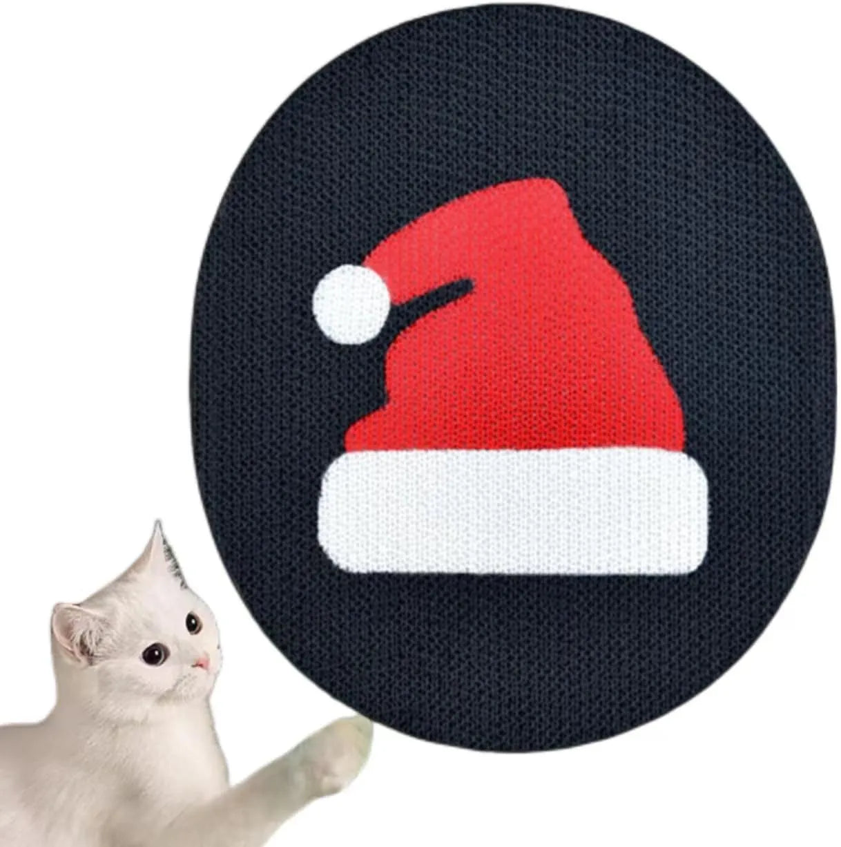 Wall-mounted cat scratching pad measuring 35x44 cm with corrugated cardboard surface