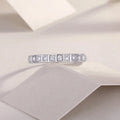 Moissanite wedding ring set S925 silver platinum plated with GRA certificate in gift box
