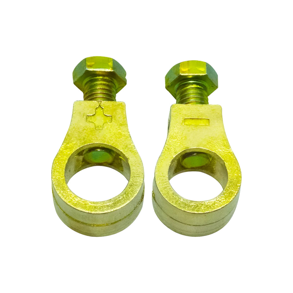 Pure copper car battery terminal clamp with patented connection design