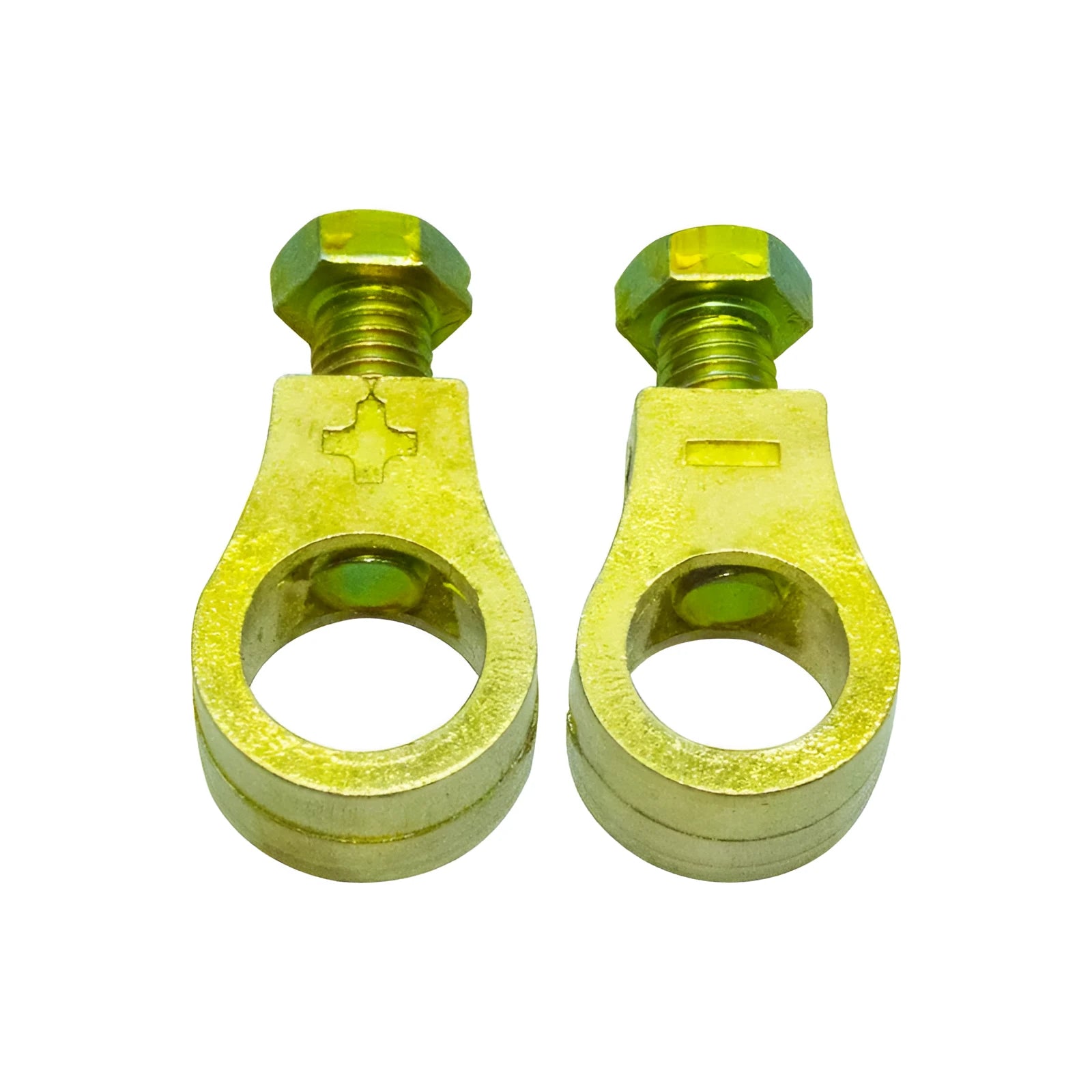 Pure copper car battery terminal clamp with patented connection design