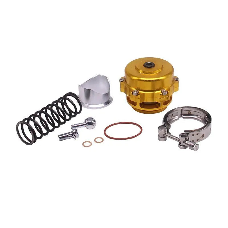50mm diameter aluminium alloy automotive turbo blowdown valve in six colour options