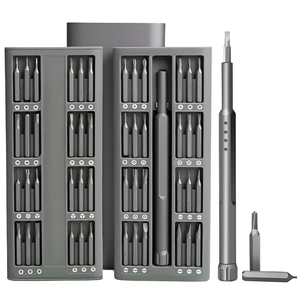 49-in-1 magnetic screwdriver set with cross and flathead bits for mobile phone repair