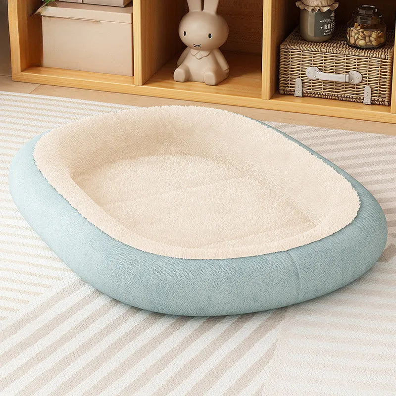 Thickened winter dog kennel for small and medium-sized dogs and cats in grey colour