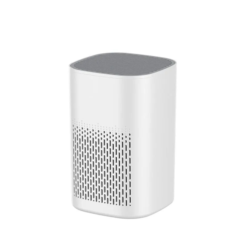 Simple style desktop air purifier with USB power connection for small room use