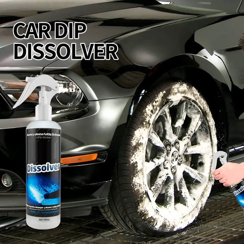 100ml bottle of car foam cleaning agent for interior fabric seats and carpets.