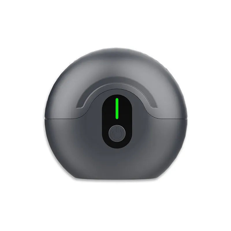 Black and grey portable waterproof magnetic shaver with brushless motor and removable cutter head