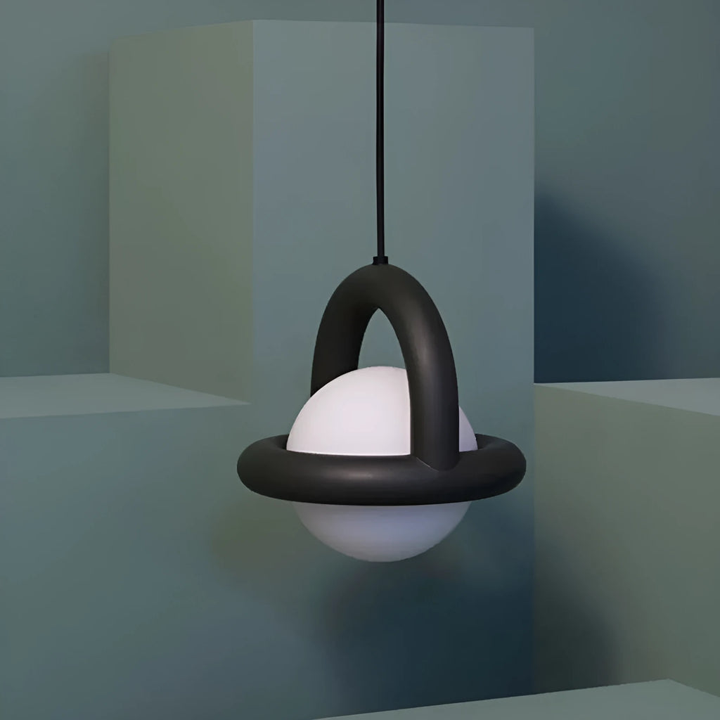 Danish designer hanging line lamp with adjustable cord in matte finish