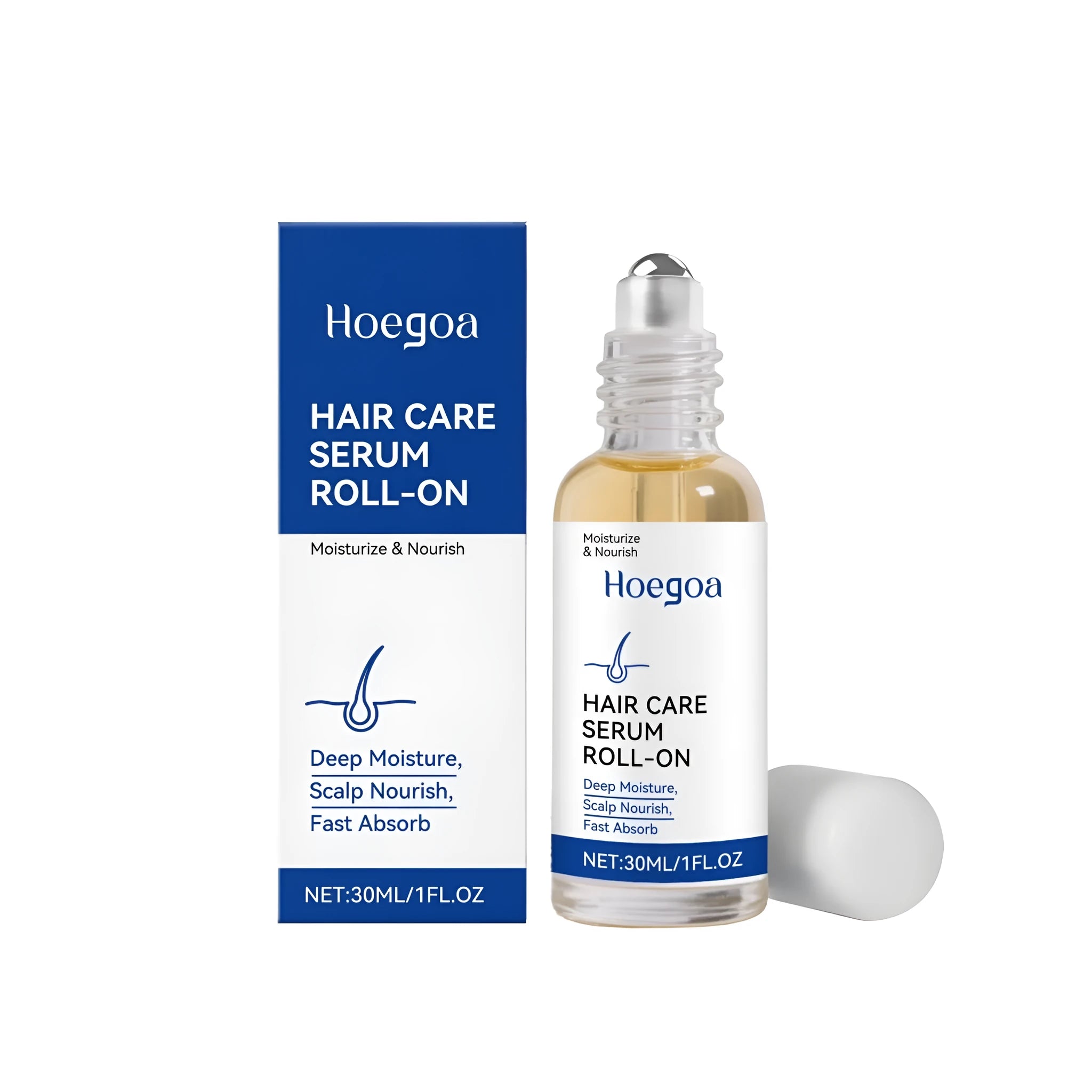 30ml hair care ball for moisturising scalp and hair with ginger and rosemary oils.