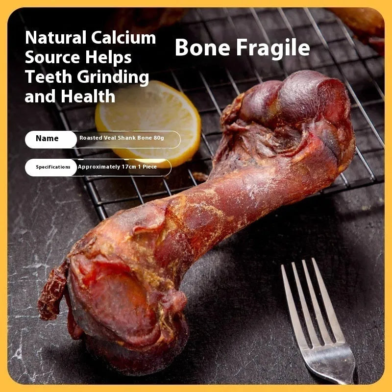Dog dental chew molar rod in three sizes with roasted ox bone flavour for teeth cleaning