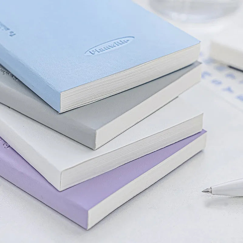 Embossed visual meter book notebook with coloured cover options and 80 pages of 100g paper.