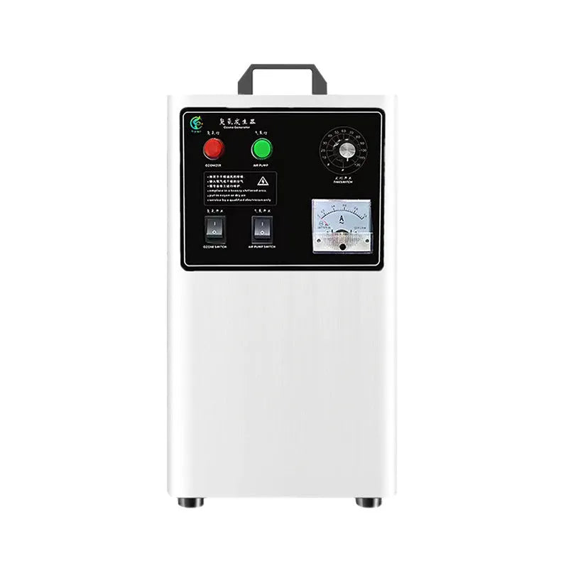Ozone generator fruit and vegetable washer machine in stainless steel or white finish with 20g/h output