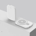 Magsafe magnetic wireless power bank in selected colour with creative plastic design