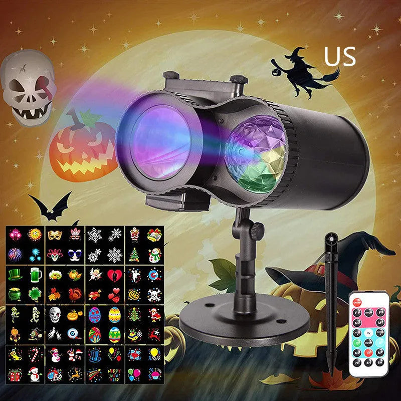 Outdoor waterproof double tube animated water pattern LED garden light with colour cards.