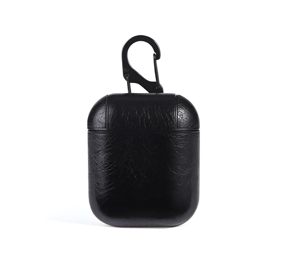 Genuine leather protective case for Apple Airpods earphones in four colour options