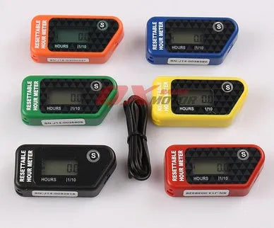 YSDS black waterproof LCD electronic maintenance reminder timer for vehicles and equipment