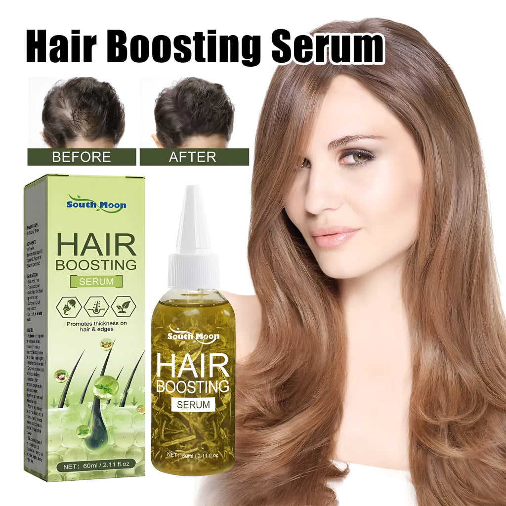 60ml bottle of anti-fall repair hair essential oil for dry hair tails and manic hair.