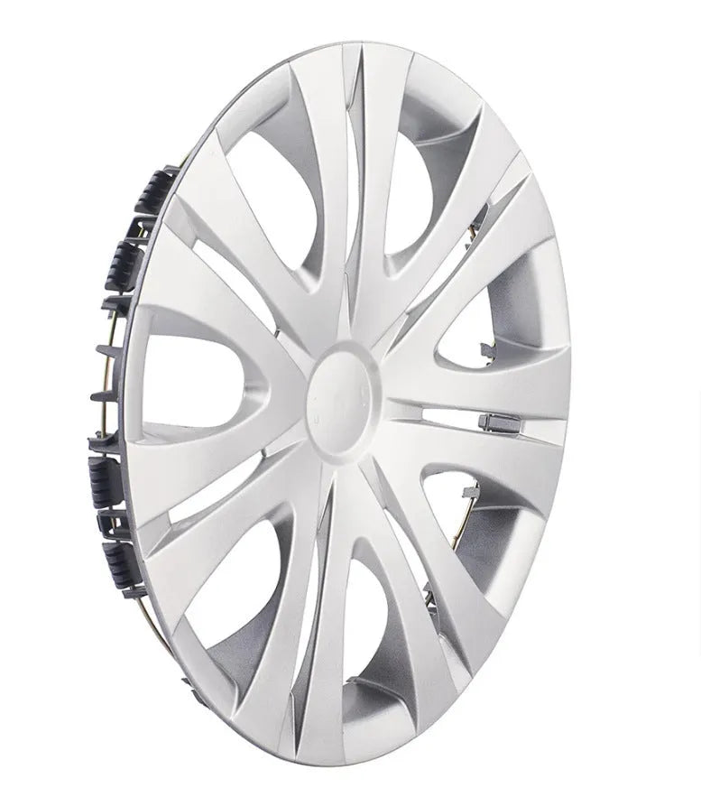 Universal silver ABS plastic wheel hub cover for 13-16 inch car wheels