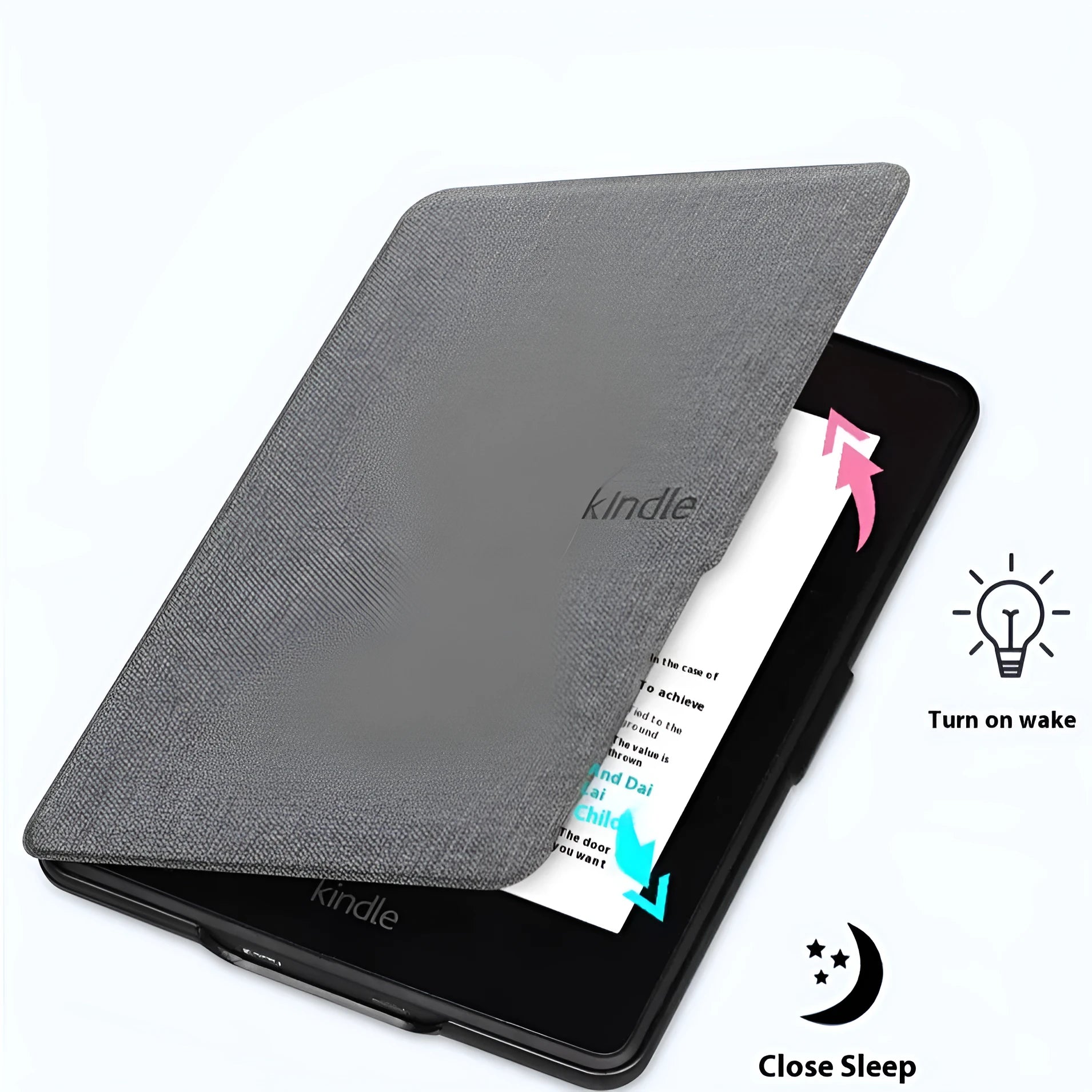 Magnetic hard protective case for Kindle Paperwhite in mint green colour