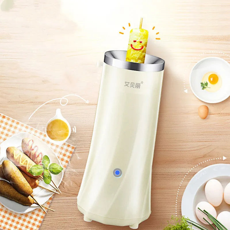 Mini breakfast machine in beige colour with automatic operation and compact CH design