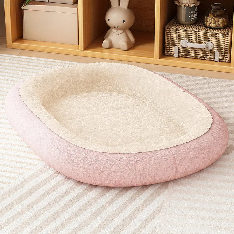 Thickened winter dog kennel for small and medium-sized dogs and cats in grey colour