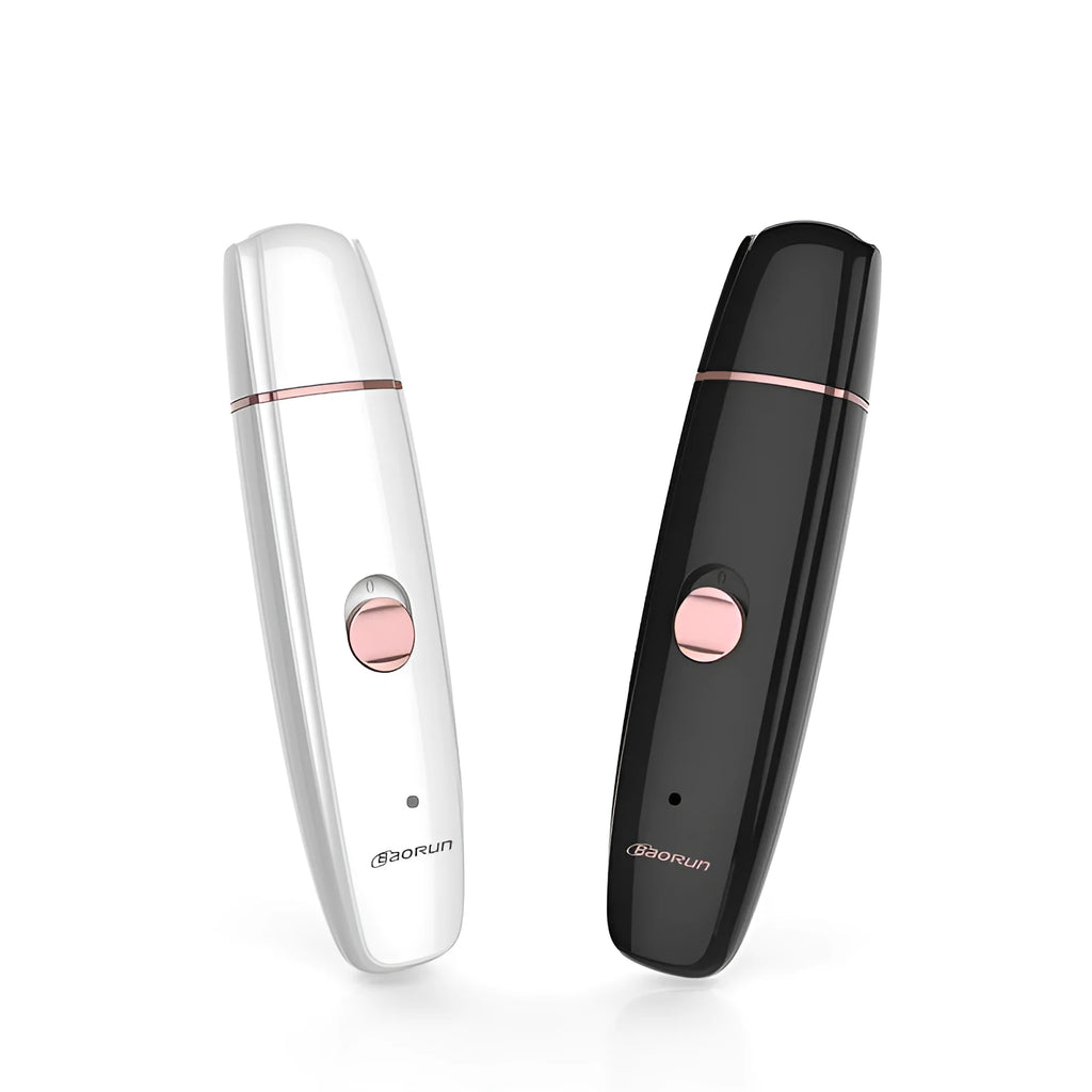 Black cat pet nail clipper ABS rechargeable electric grinder with USB cable