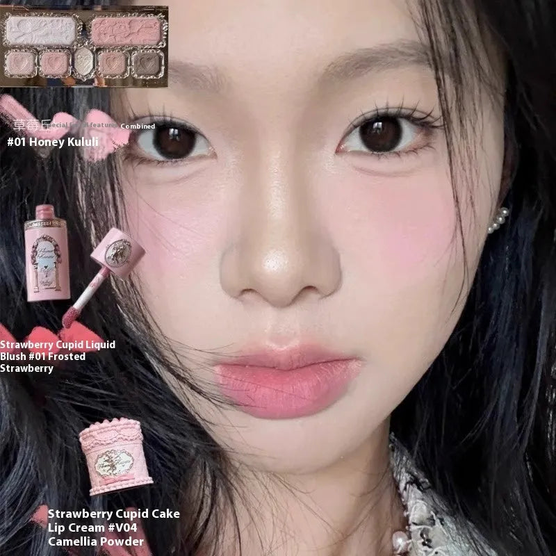 Strawberry Cupid Series Liquid Blush bottle in one of six available shades.
