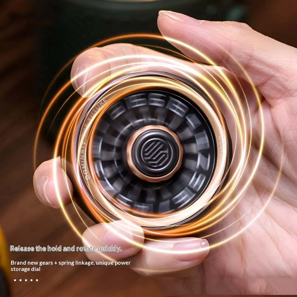 Starloop zinc alloy rotating fidget spinner with star ring turntable design in gift box