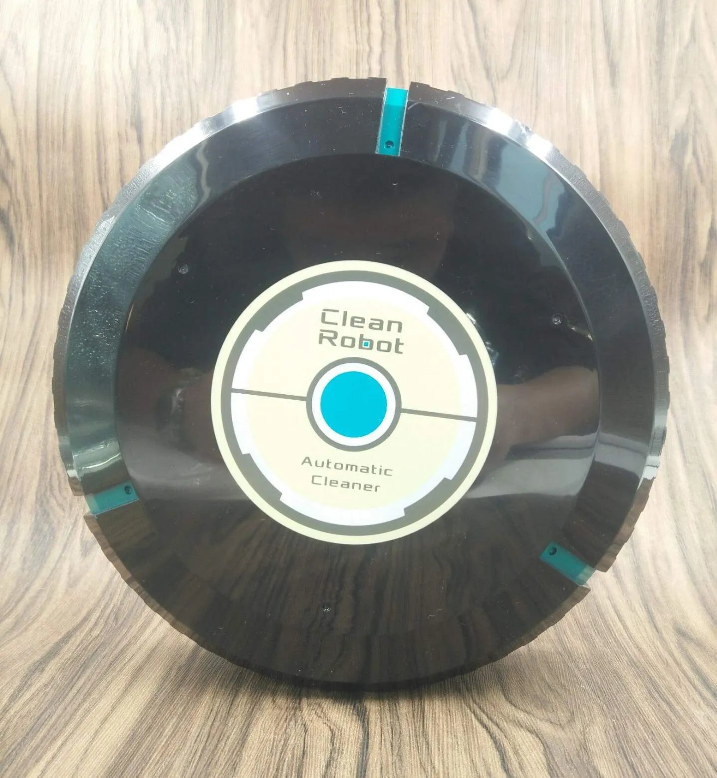AC robot vacuum cleaner automatic sweeping machine in black or white with 23cm diameter