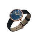 Sapphire simple natural small diamond women's watch in four colour options with 6.7mm thin case