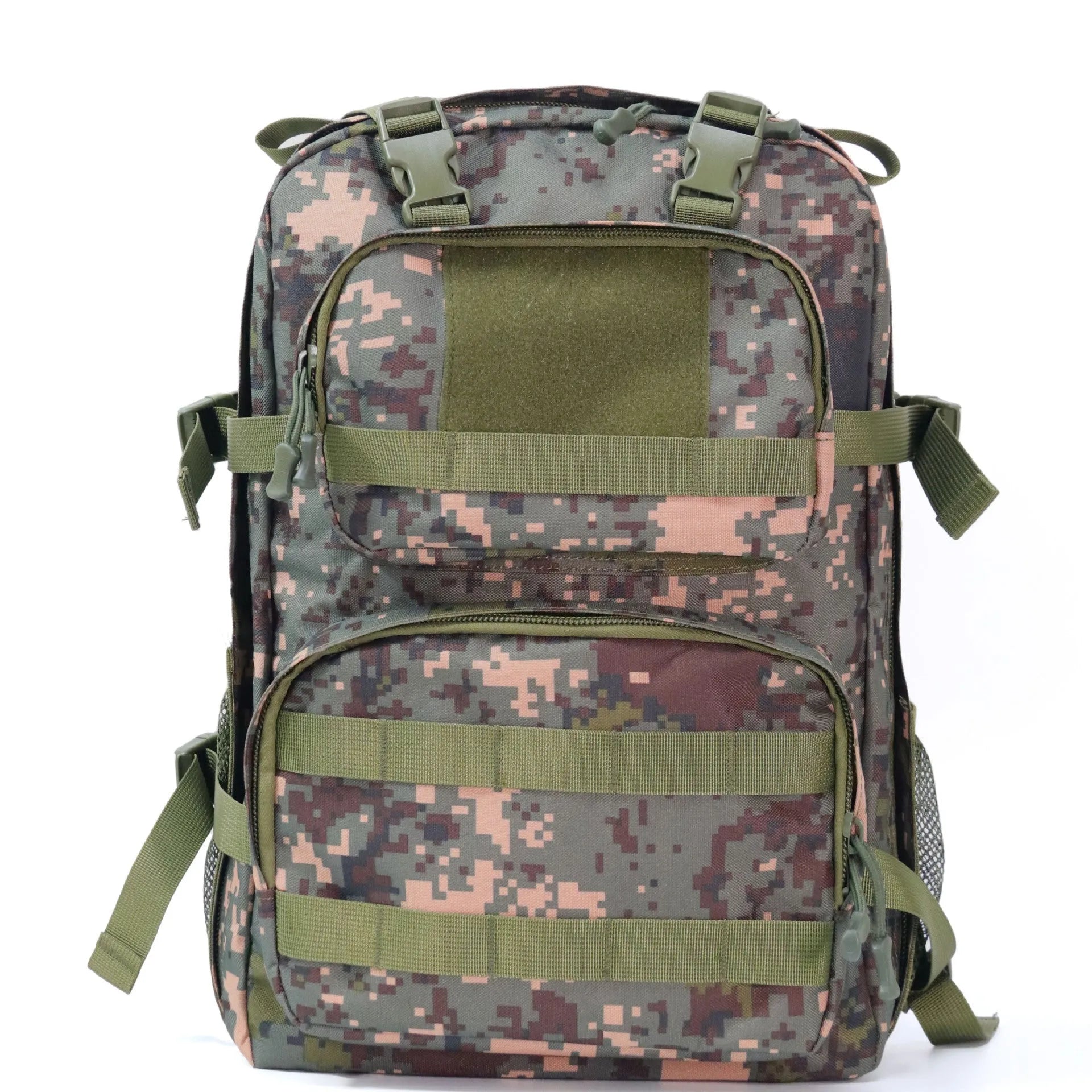 Camouflage waterproof men's rucksack made of Oxford cloth with air pillow belt, 30x15x46cm