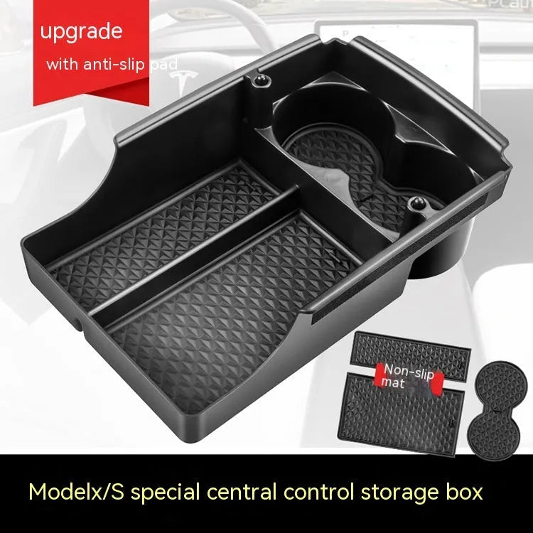 Tesla Model 3 centre console armrest storage box organiser insert in plastic