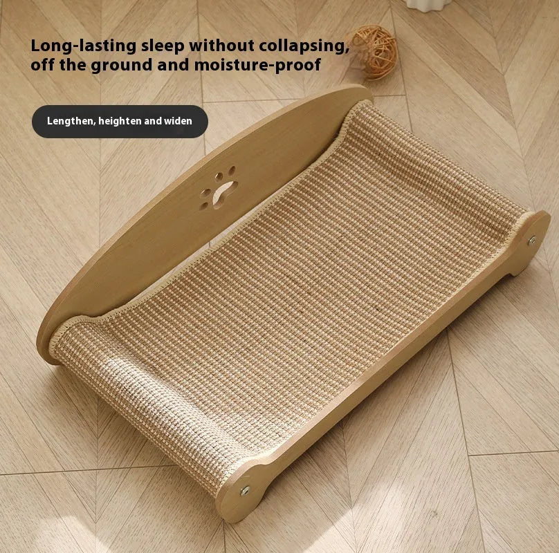 Large sisal cat scratch board upgraded heightened Japanese style for indoor cats