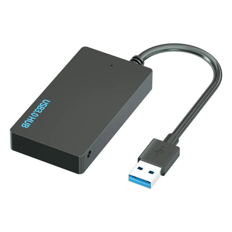 Multi-computer USB extender with USB and Type-C interfaces showing 20cm cable and converter unit