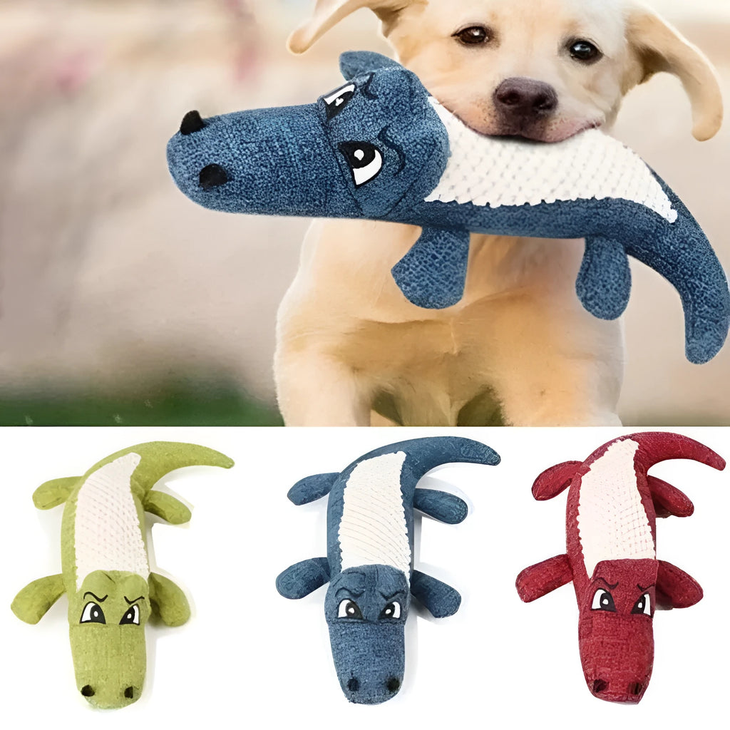 Corn grid pattern pet plush toy in three colours with biting sound effects for cats and dogs
