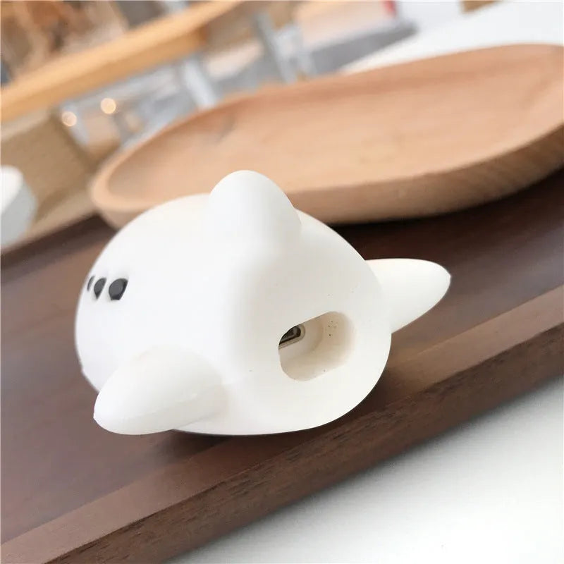 Silicone AirPods protective case with cartoon airplane design and hanging hook for AirPods 1 and 2
