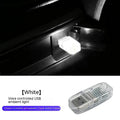 Car USB ambience light unit with touch switch and voice control for RGB colour changing