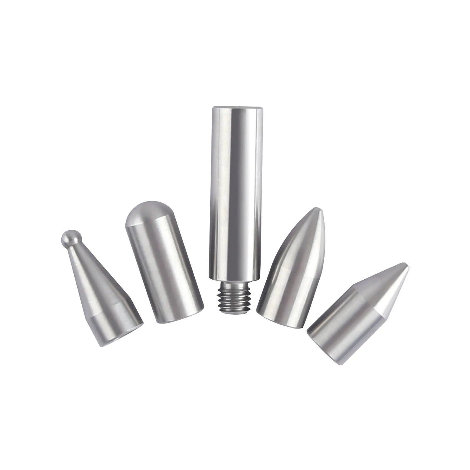 Three alloy steel hook crowbar tools for car dent repair on a workbench.