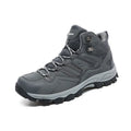 Low-top lace-up hiking sneaker with flannel upper and natural rubber sole