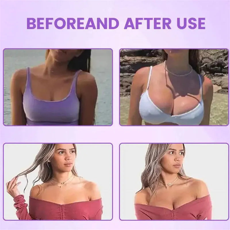 Body tightening breast enhancement mask chest patch pair for firming and lifting