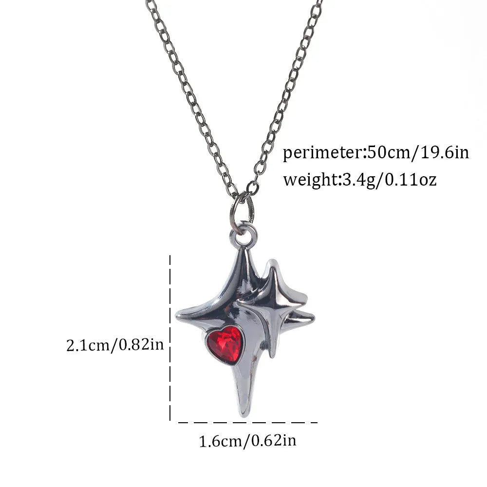 Dark Halloween necklace with spider bat pendant in zinc alloy with electroplated finish